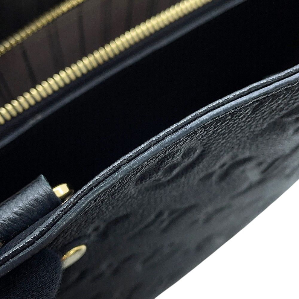 Louis Vuitton Monogram Empreinte Montaigne MM 2-Way Shoulder Bag Black — view 8
