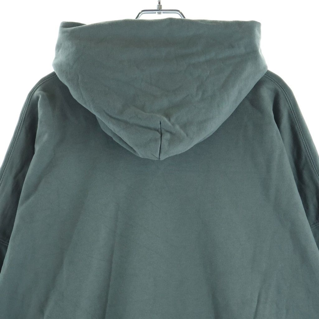 Balenciaga Mirror Logo Print Pullover Hoodie Khaki — view 4
