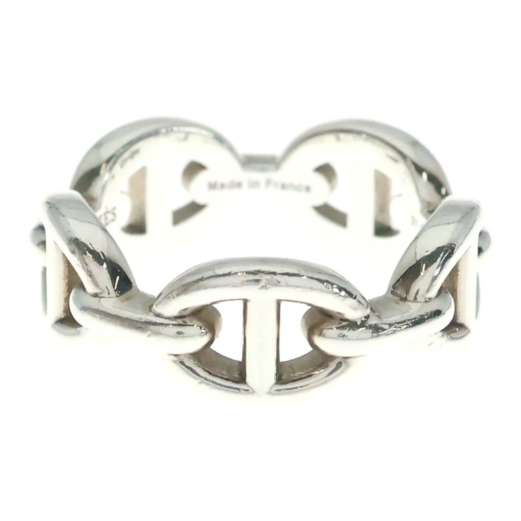 Hermes Chaine D'ancre Enchainee Ring Silver — view 3
