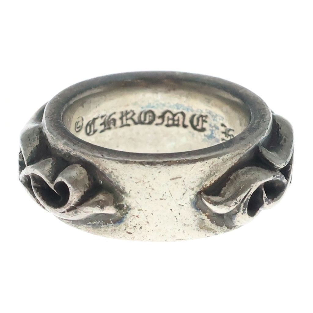 Chrome Hearts Dbl Narrow Vine Band Double Silver Ring — view 4