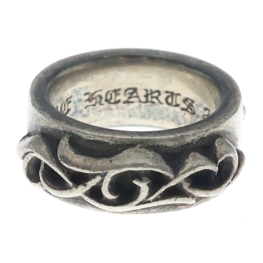 Chrome Hearts Dbl Narrow Vine Band Double Silver Ring