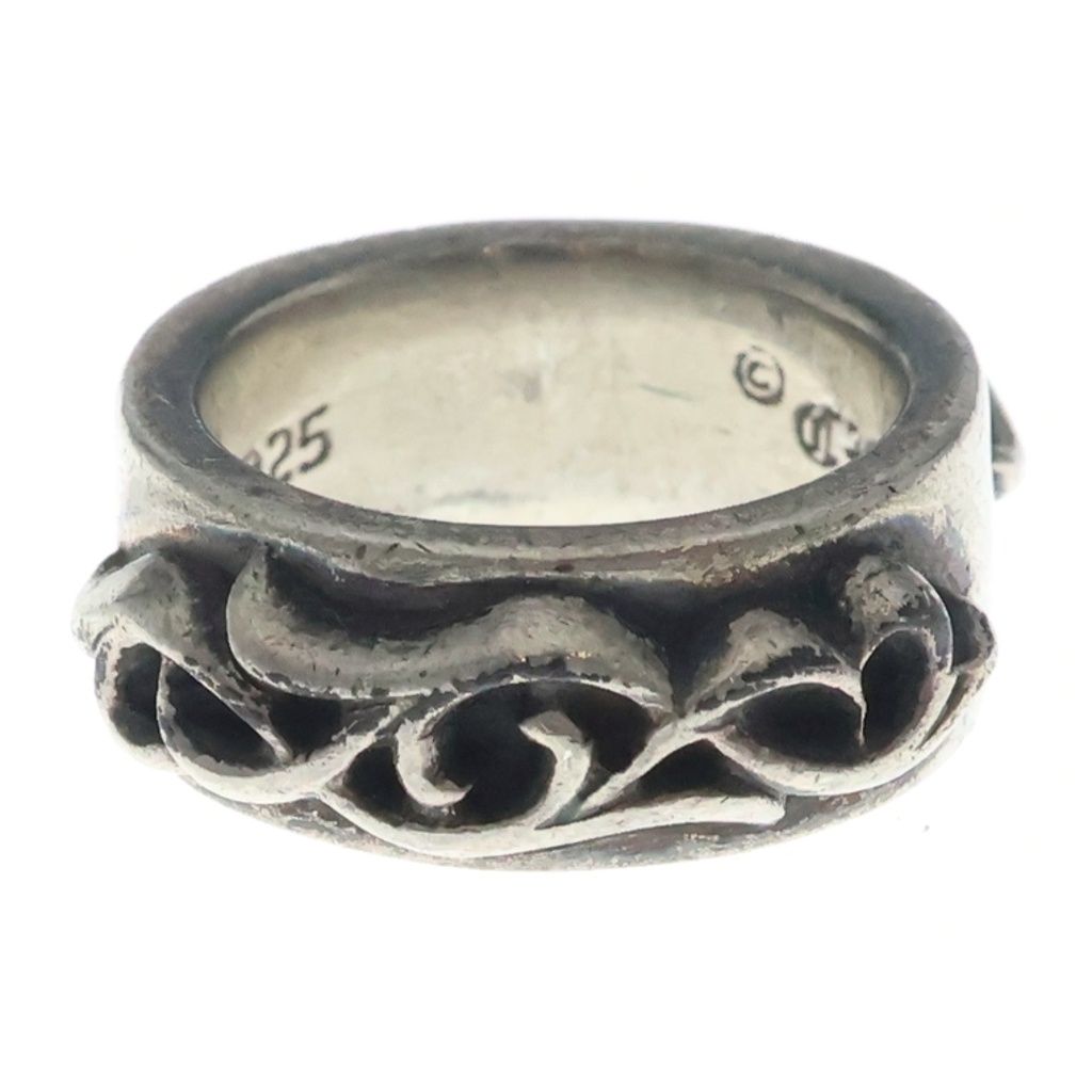 Chrome Hearts Dbl Narrow Vine Band Double Silver Ring — view 2