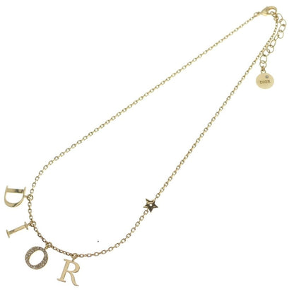 Dior Revolution Logo Design Necklace Gold — view 2