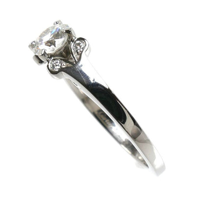 Cartier Platinum Ballerina Solitaire Ring Diamond — view 2