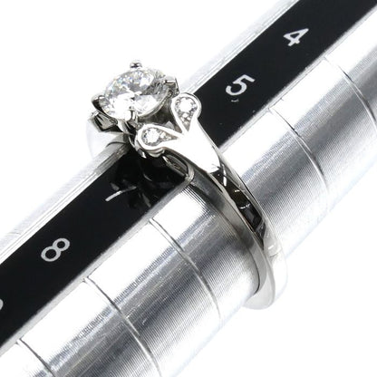 Cartier Platinum Ballerina Solitaire Ring Diamond