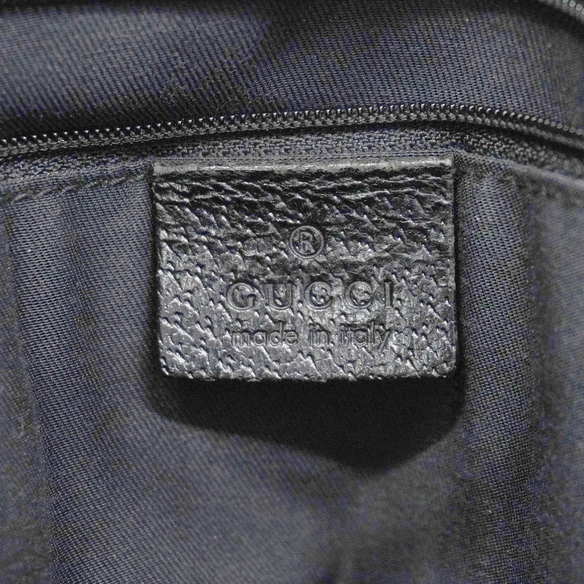 Gucci Tote Bag GG Canvas Black Silver — view 5