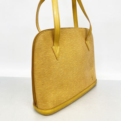 Louis Vuitton Shoulder Bag Epi Lussac Jaune — view 2