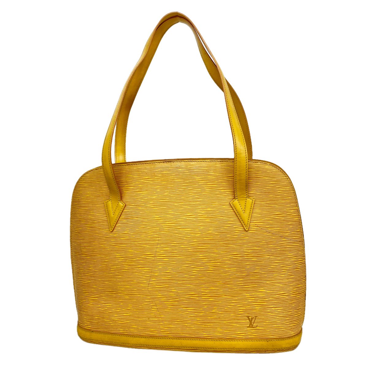 Louis Vuitton Shoulder Bag Epi Lussac Jaune