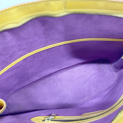 Louis Vuitton Shoulder Bag Epi Lussac Jaune — view 4