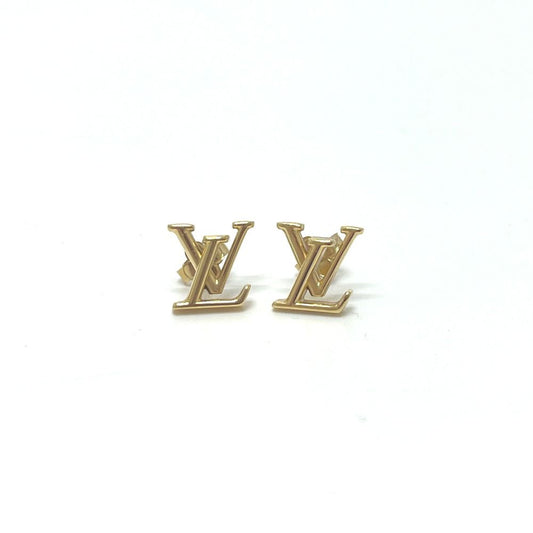 Louis Vuitton Earrings LV Iconic Metal Gold