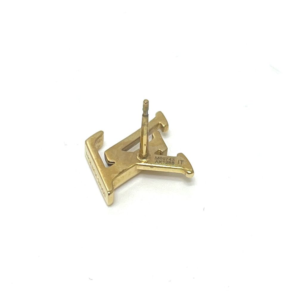 Louis Vuitton Earrings LV Iconic Metal Gold — view 5