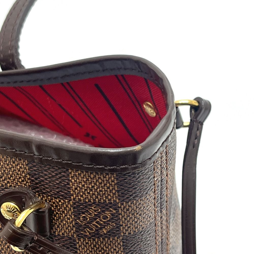 Louis Vuitton Tote Bag Neverfull PM Damier Canvas Brown — view 6