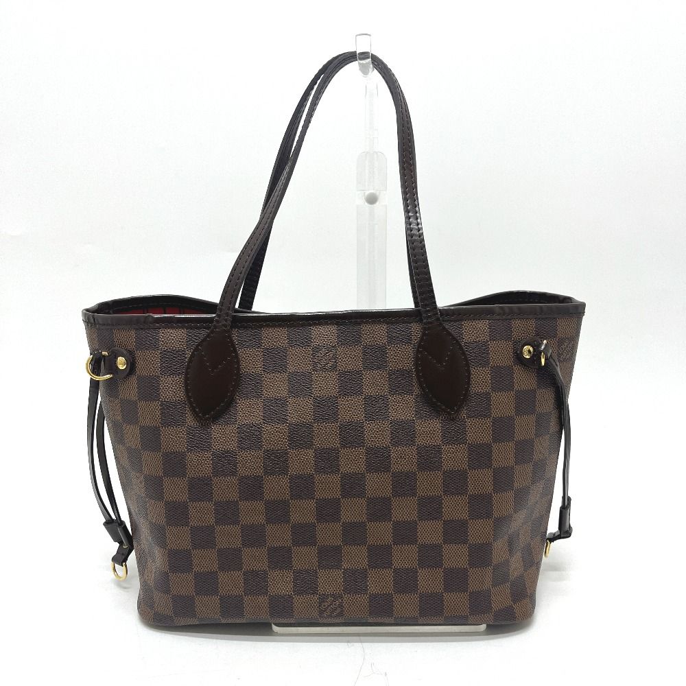 Louis Vuitton Tote Bag Neverfull PM Damier Canvas Brown — view 2