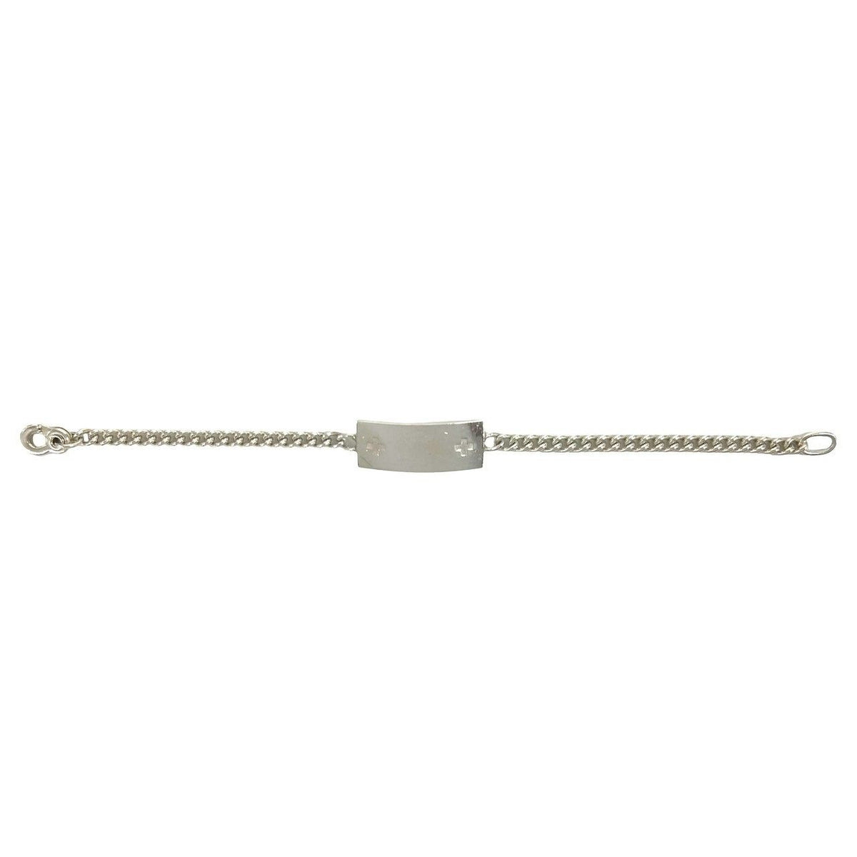 Tiffany & Co Medical ID Plate Bracelet 925 Sterling Silver — view 5