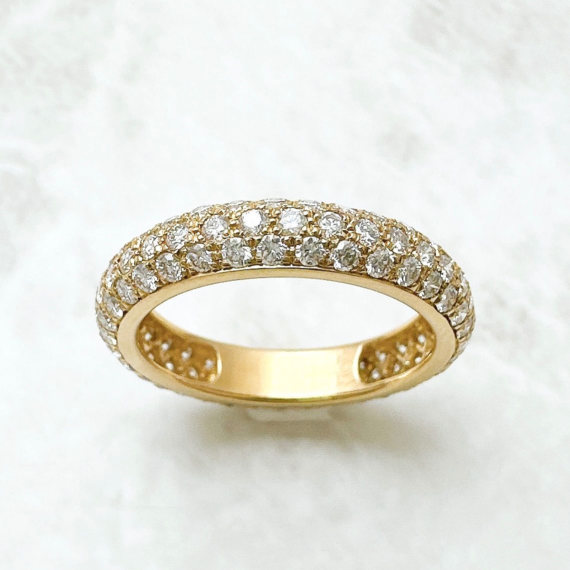 Cartier Mimi Star Full Pave Diamond Yellow Gold Ring — view 4