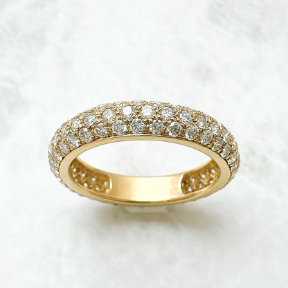 Cartier Mimi Star Full Pave Diamond Yellow Gold Ring — view 4