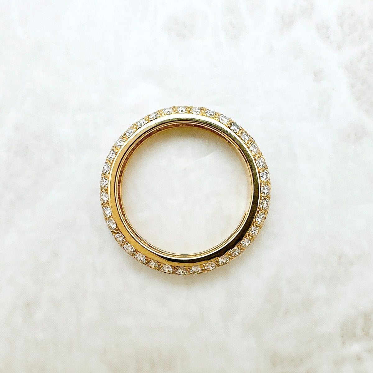 Cartier Mimi Star Full Pave Diamond Yellow Gold Ring — view 6