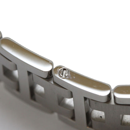 Hermes Clipper Watch SS Stainless Steel Gray Arabic Dial Quartz — view 5