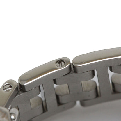 Hermes Clipper Watch SS Stainless Steel White Arabdial Quartz — view 5