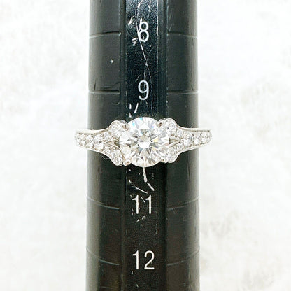 Cartier Ballerina Solitaire Diamond 0.70 Platinum Ring 50 10 — view 7