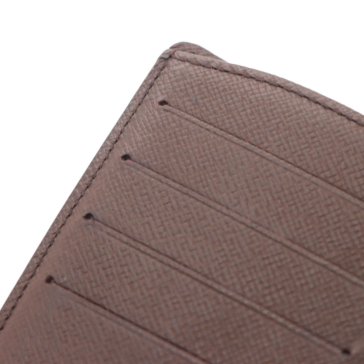 Louis Vuitton Porte Monnaie Billets Viennois Damier Bifold Wallet Leather Brown — view 7