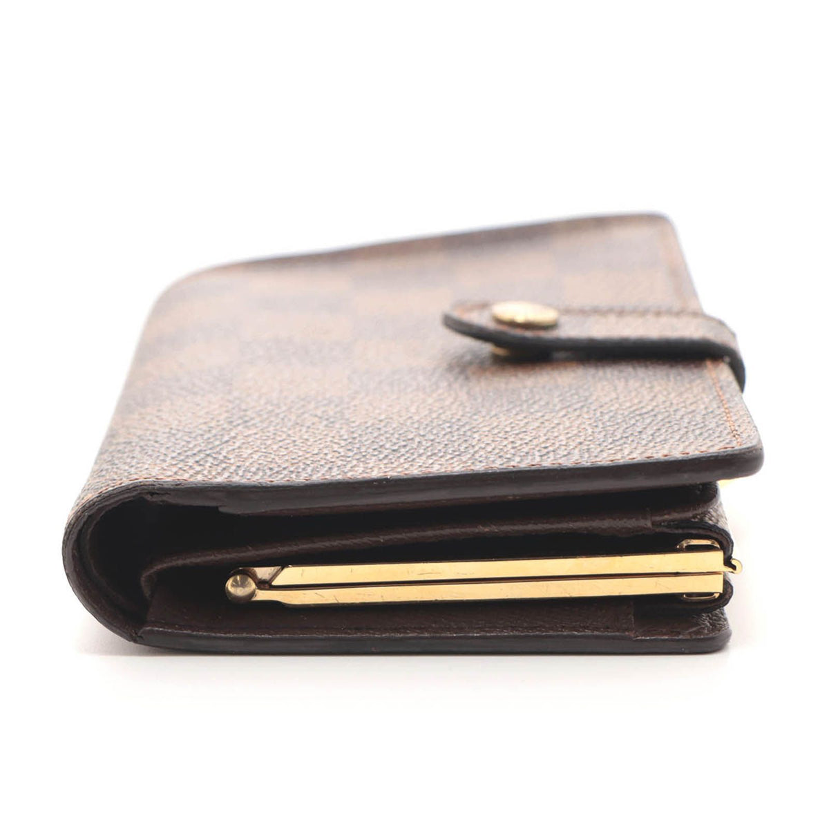 Louis Vuitton Porte Monnaie Billets Viennois Damier Bifold Wallet Leather Brown — view 3