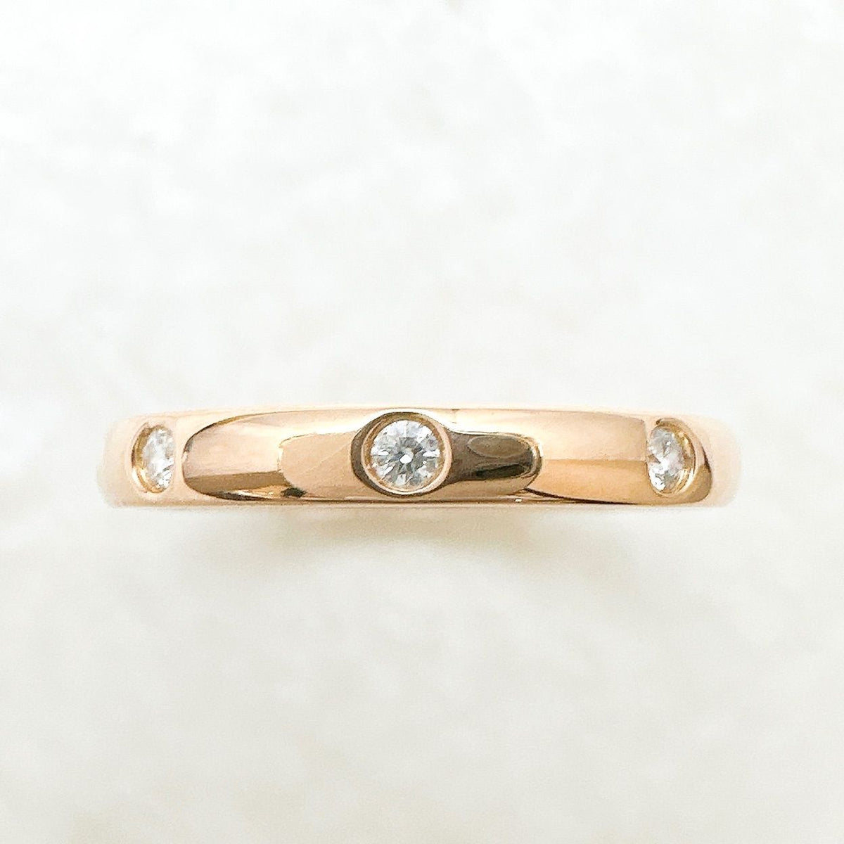 Van Cleef & Arpels Tendrement Diamond Pink Gold Ring — view 5