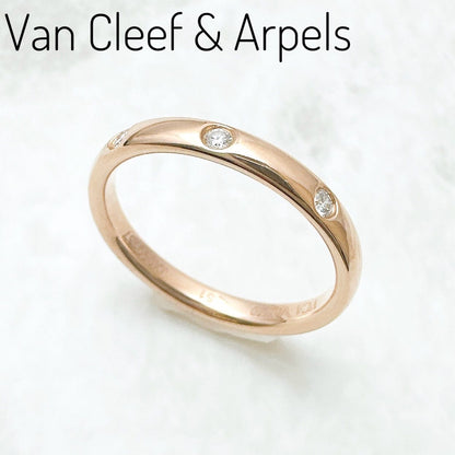 Van Cleef & Arpels Tendrement Diamond Pink Gold Ring