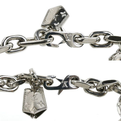 Louis Vuitton Metal LV Monogram Lovers Chain Bracelet 22.5 — view 3