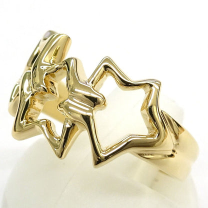 Tiffany & Co Triple Sterling Ring Star GD Gold — view 5