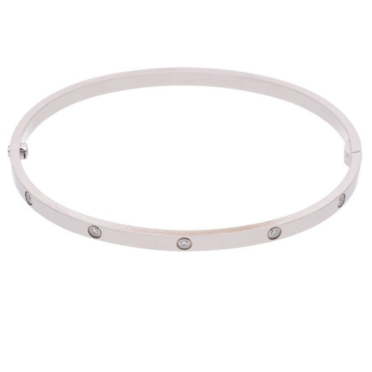 Cartier Love Bracelet 18k White Diamond 20