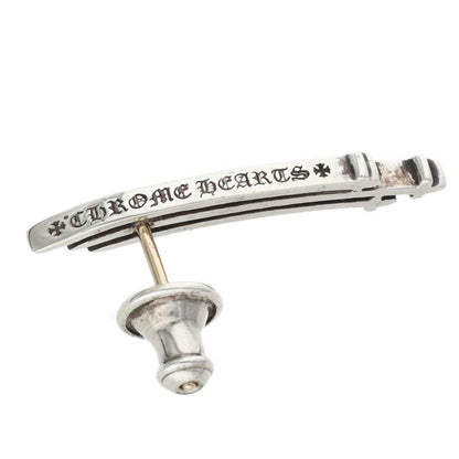 Chrome Hearts Stud RS 3 Cross Silver Earrings — view 4