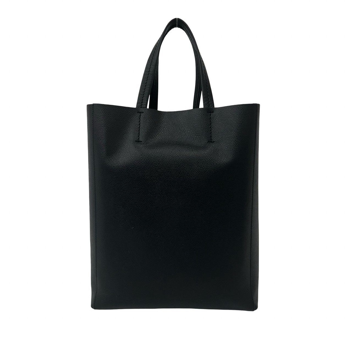 Celine Vertical Cabas Small Logo Leather 2-Way Shoulder Bag Black — view 3