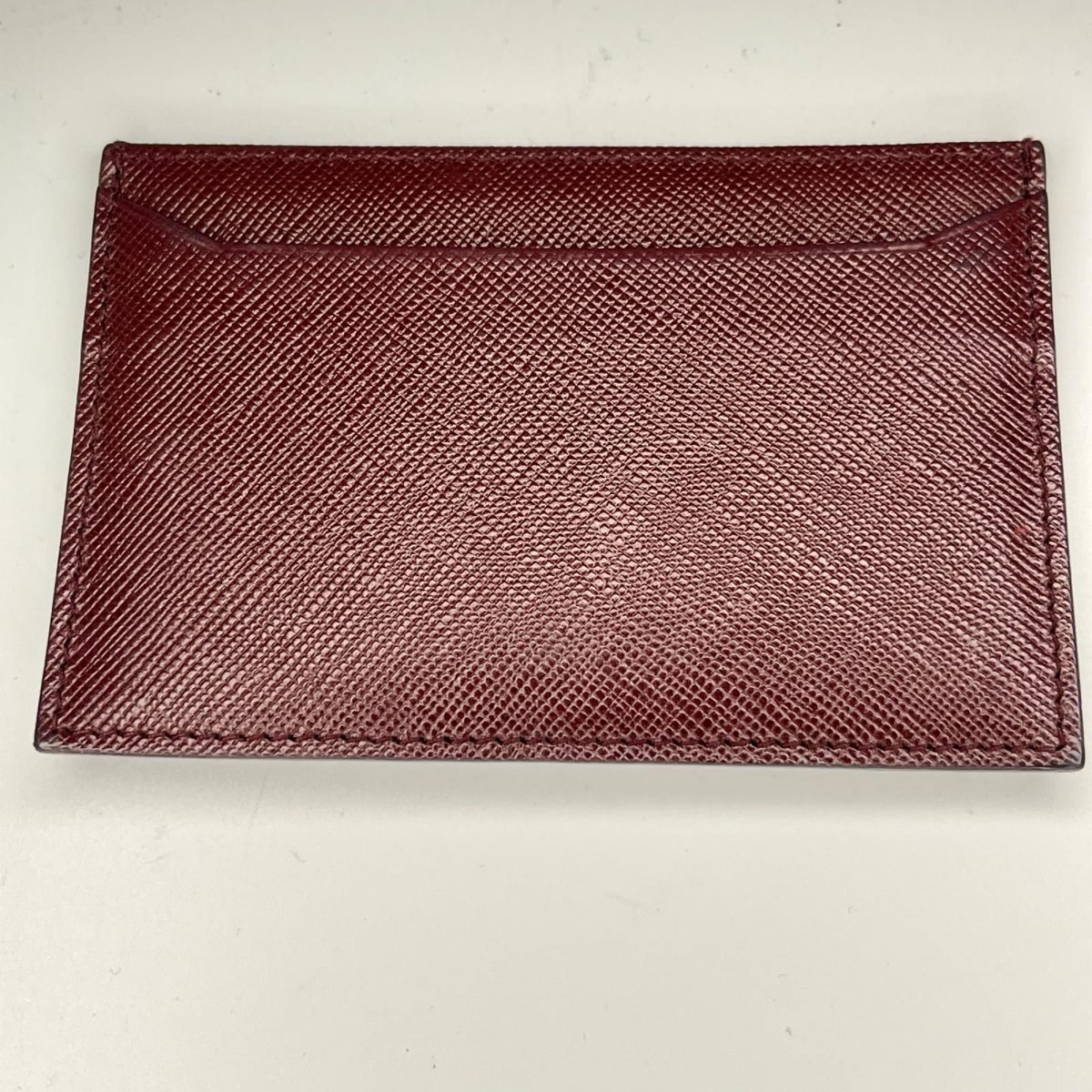 Prada Card Case Bordeaux — view 2