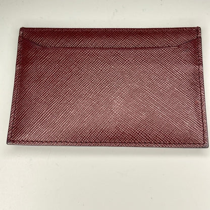 Prada Card Case Bordeaux — view 2
