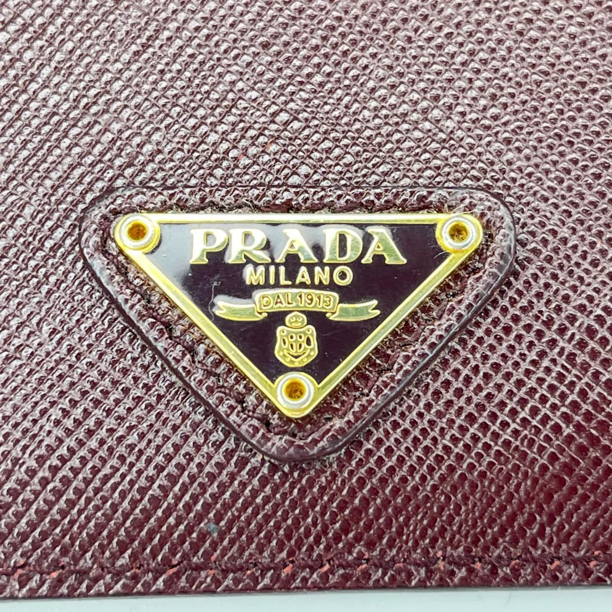 Prada Card Case Bordeaux — view 3