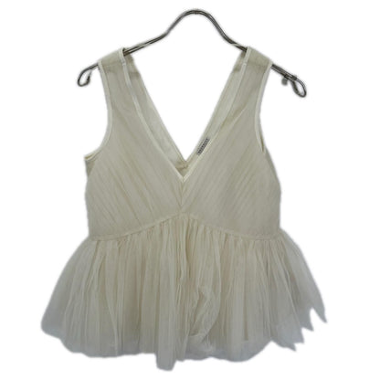 Brunello Cucinelli White Tulle Dress Top XS