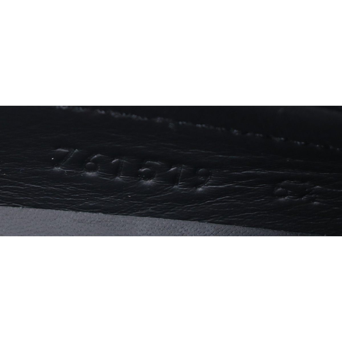 Gucci Black Leather Shirring Loafers 6.5 — view 8