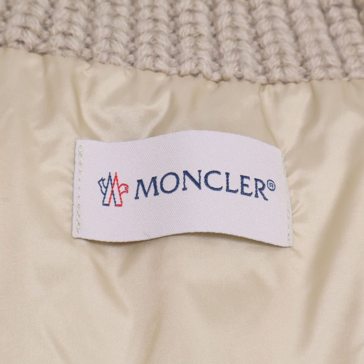 Moncler 25 Padded Teddy & Wool Zip Up Cardigan Down — view 5