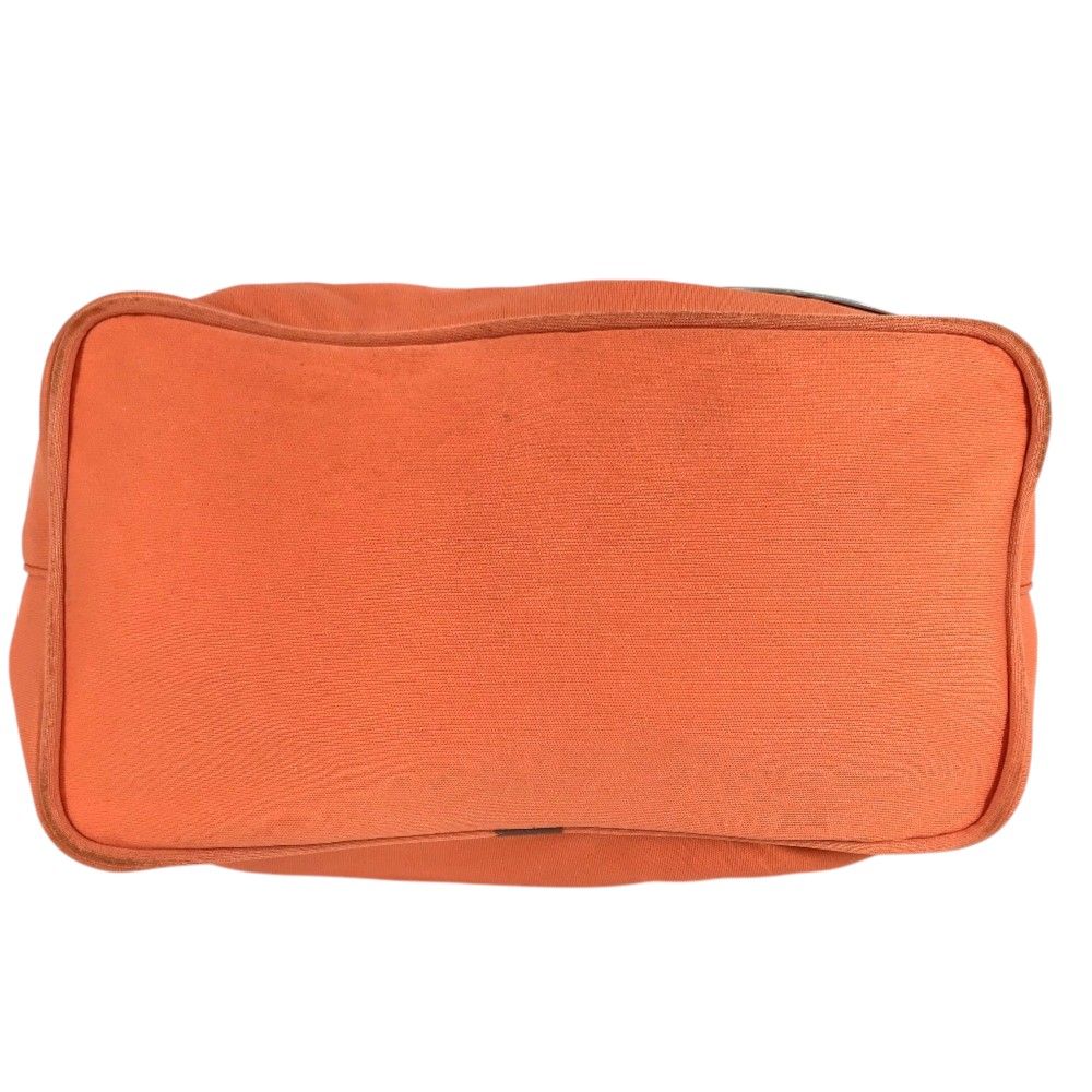 Fendi Shoulder Bag FF Logo Nylon Canvas Orange — view 5