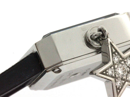 Chanel Premiere Luckystar Watch Stainless Steel Rubber Diamond Bezel Black — view 7