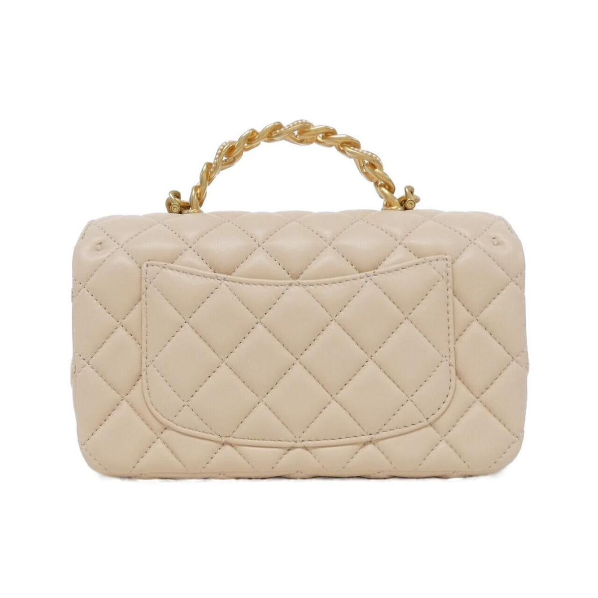 Chanel Bag Handbag Beige — view 2