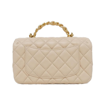 Chanel Bag Handbag Beige — view 2