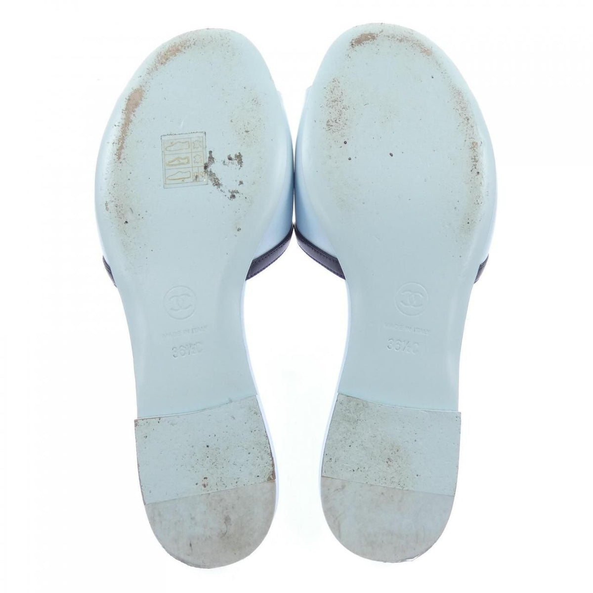 Chanel Sandals Blue — view 4