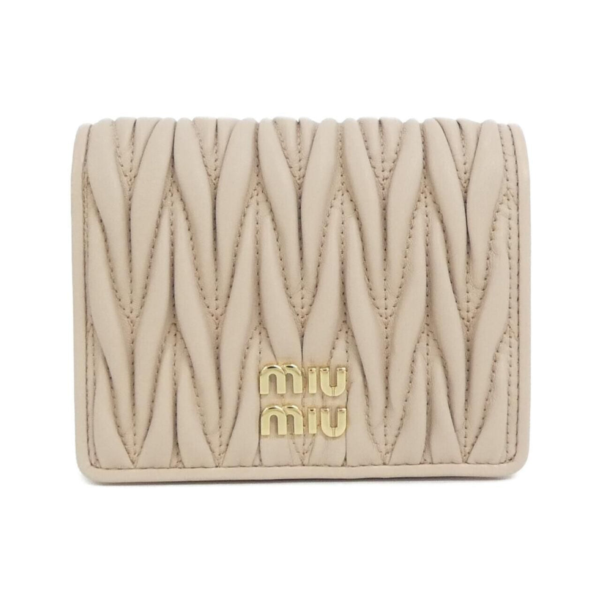 Miu Miu Wallet Gold