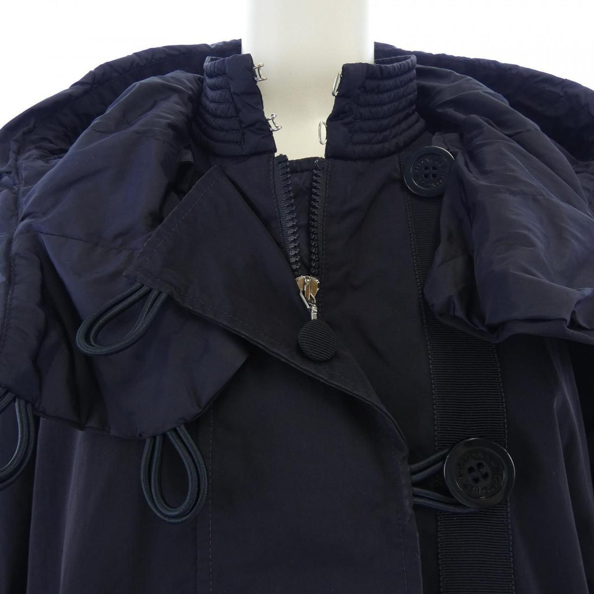 Moncler Coquelicot Coat Navy — view 6