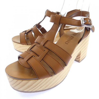Miu Miu Sandals Brown — view 3