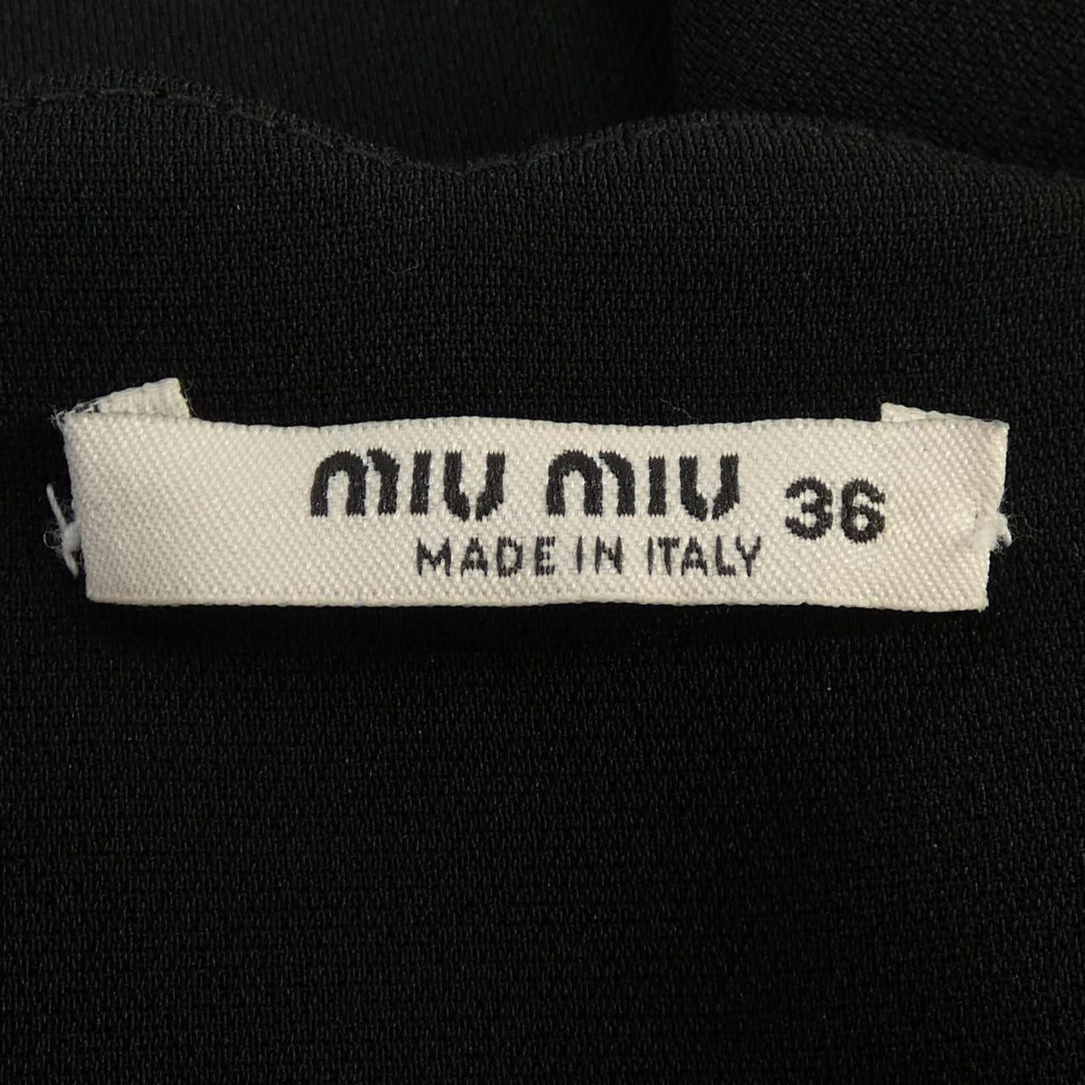 Miu Miu Dress Black — view 4