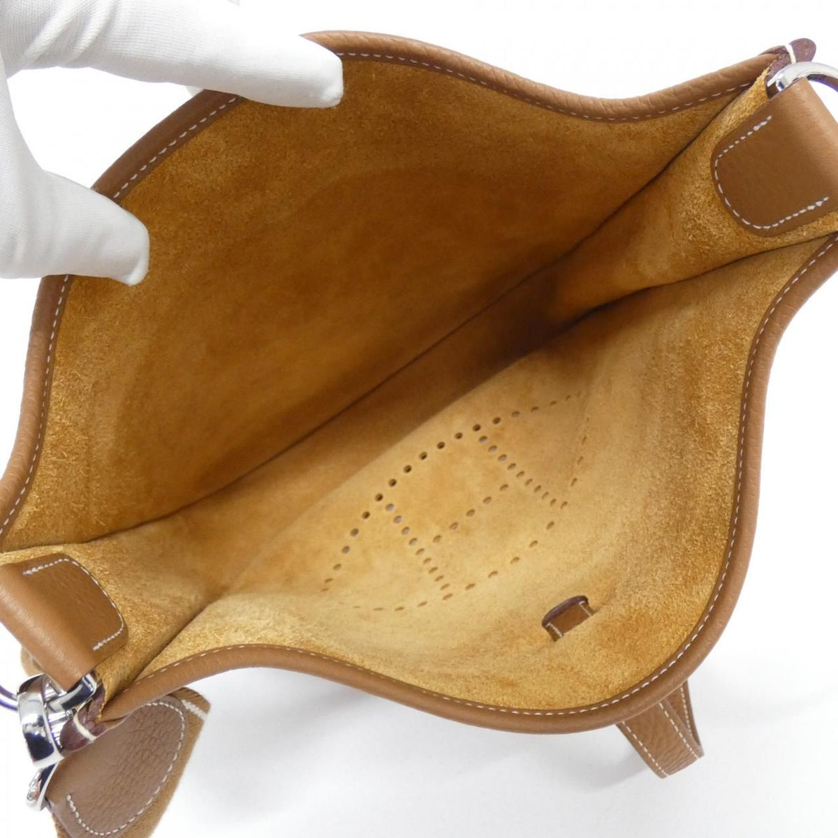 Hermes Sellier Bicolor Evelyne 3 PM Shoulder Bag — view 5