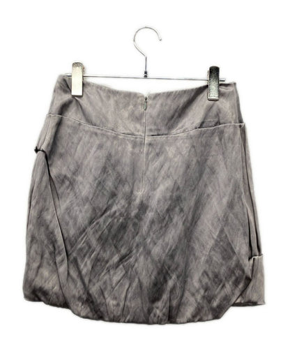 Prada Silk Blend Asymmetric Ribbon Mini Skirt 38 — view 2